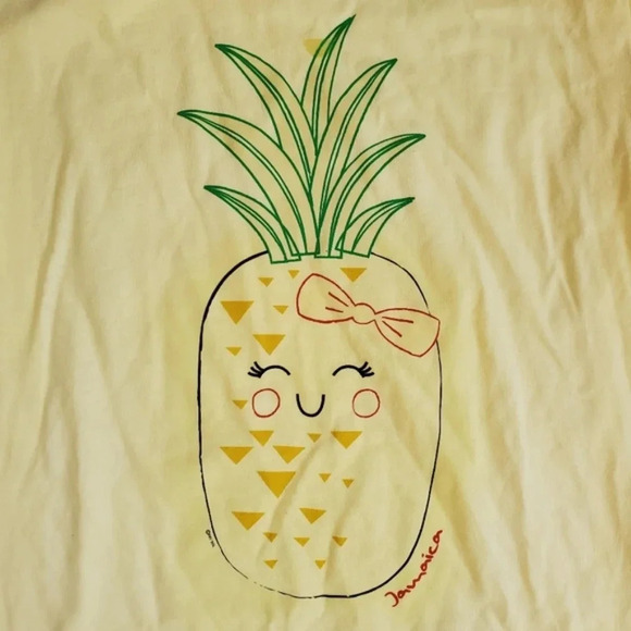 DEL SOL | Jamaica Pinapple Shirt in Yellow sz L - Picture 4 of 4